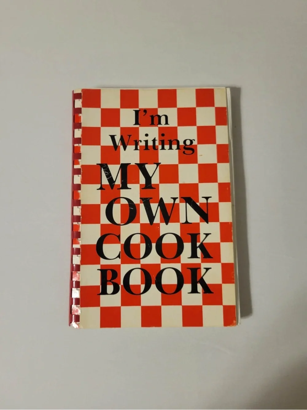 Vintage “I'm Writing My Own Cookbook” - Empty